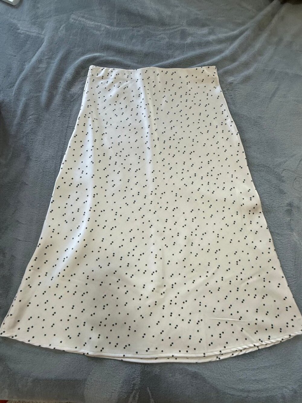 Women's Pattered Skirt, Pink with Stars